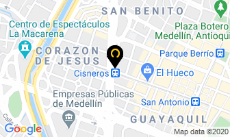 Mapa de Antioqueña De Molduras en Medellín