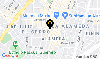 Mapa de Antonio Campo / Ventautos en Cali