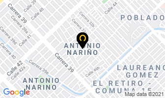 Mapa de Antonio Nariño en Cali