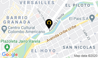 Mapa de Antorcha Film S.a. en Cali