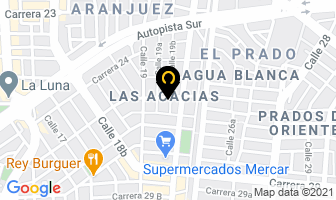 Mapa de Antorcha Pizza en Cali