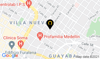 Mapa de Apanadas en Medellín