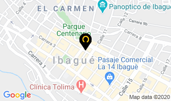 Mapa de Aparcadero Central en Ibagué