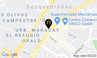 Mapa de Aparta Hotel 109 en Dosquebradas