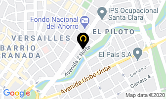Mapa de Aparta Hotel Del Río en Cali
