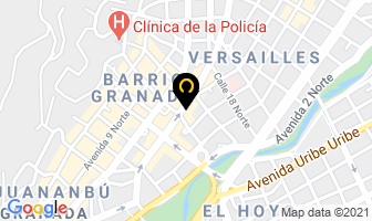 Mapa de Aparta Hotel Sexta Avenida en Cali