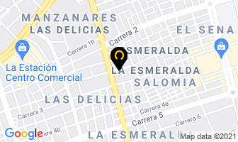 Mapa de Aparta Suite Easy To Rent en Cali