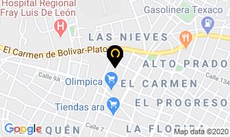 Mapa de Apartahotel Comfort en Plato
