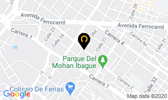 Mapa de Apartahotel La Primavera en Ibagué
