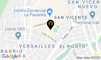 Mapa de Apartamento Cali Versalles en Cali