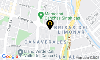 Mapa de Apartamentos Amoblados Roxy en Cali