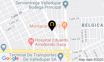 Mapa de Apartamentos El Oasis en Valledupar