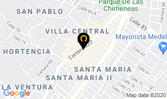 Mapa de Apartamentos Orion Plaza en Itaguí