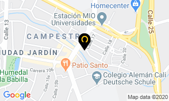 Mapa de Apartamentos Red Crab San Luis en Cali