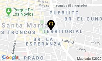 Mapa de Apencom en Santa Marta