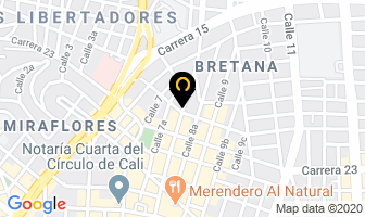 Mapa de Aperos Del Quindio en Cali