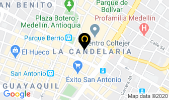 Mapa de Apissanal en Medellín