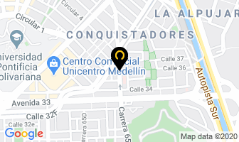 Mapa de Aplika S.a en Medellín