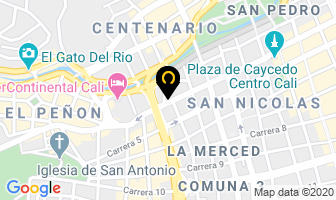Mapa de Apostilla Y Gestoria Migratoria en Cali