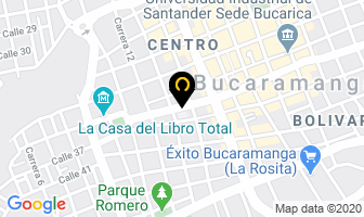Mapa de Apostillar en Bucaramanga