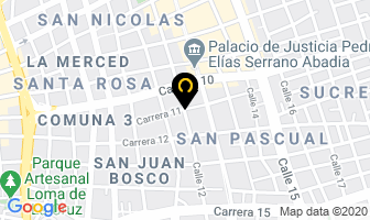 Mapa de Apoyo Ambiental A.o.g. en Cali