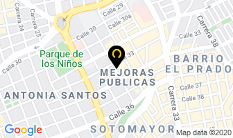 Mapa de Apoyo Vial en Bucaramanga