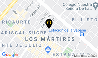 Mapa de Apoyos Galeza Ltda. en Bogotá D.C