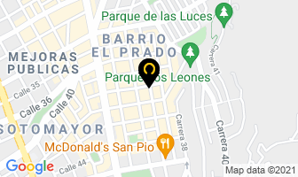 Mapa de Apple Dent en Bucaramanga