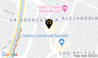 Mapa de Appliance Center en Medellín