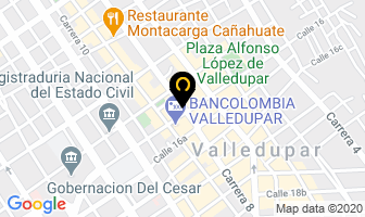 Mapa de Applus Norcontrol Colombia Ltda. en Valledupar