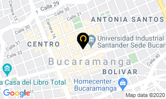 Mapa de Apr Datos Sas en Bucaramanga