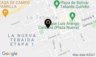 Mapa de Aprendamosenlinea en La Tebaida