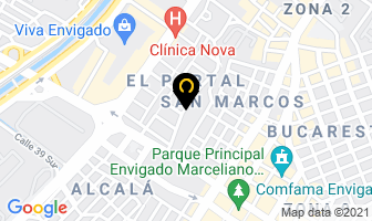 Mapa de Aprender A Aprender en Medellín