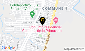 Mapa de Apt Obras De Ingenieria Ltda. en Neiva