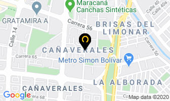 Mapa de Aqua Extreme Ltda. en Cali