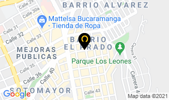 Mapa de Aqua Spa Center en Bucaramanga