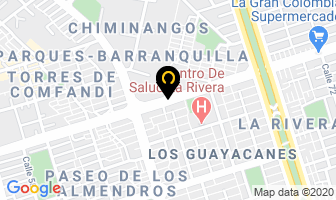 Mapa de Aquaozono en Cali