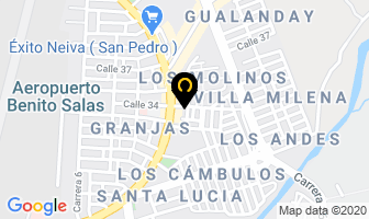 Mapa de Aquateknica Ltda. en Neiva