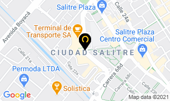 Mapa de Aquí Listo en Bogotá D.C
