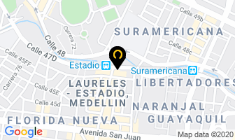 Mapa de Ar Administraciones en Medellín