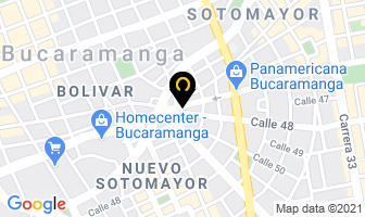 Mapa de Ara Seguridad en Bucaramanga