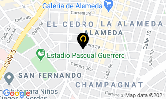 Mapa de Arana Navarro Oscar José en Cali