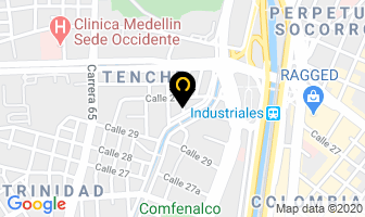 Mapa de Aranautos en Medellín