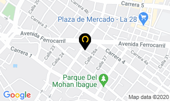 Mapa de Arango acosta luz mila en Ibagué
