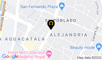 Mapa de Arango Hernández Gloria Nancy en Medellín