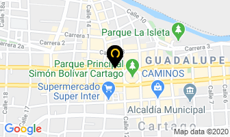 Mapa de Arango Largo Liliana en Cartago