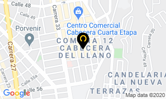 Mapa de Arango's Decoracion en Bucaramanga