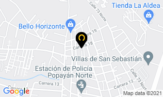 Mapa de Arbar Security en Popayán