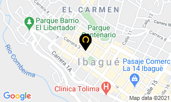 Mapa de Arbeláez Jaramillo Diego en Ibagué