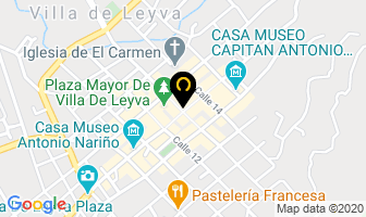 Mapa de Arcadia Bar Restaurante en Villa de Leyva